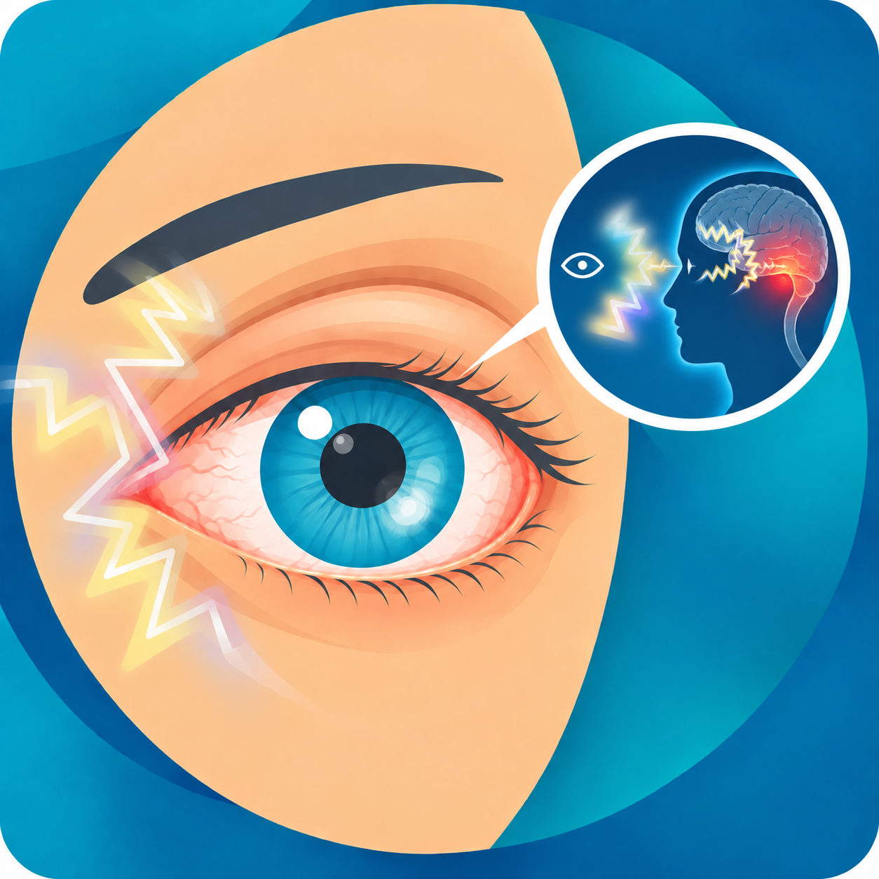 Illustration : Migraines ophtalmiques